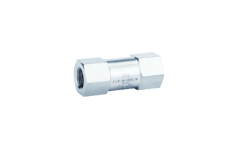 SS316L JPE 逆止阀1/8"内螺纹BSPT 10PSIG (附NBR的ORING)